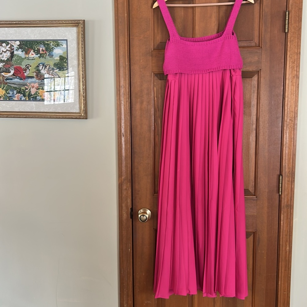 Anthropologie Pink Maxi Dress - Picture 8 of 10